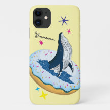 whale on doughnut case
