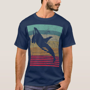 Whale Orca Retro Style Men Women Novelty Vintage F T-Shirt