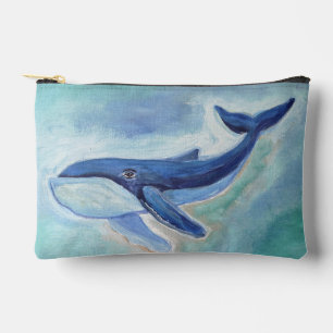 Whale Painting  Accessory Pouch