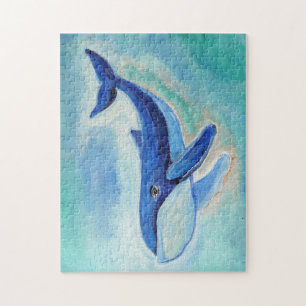 Whale Painting  Jigsaw Puzzle