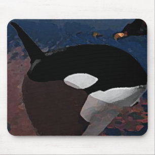 Whale Painting Mousepad