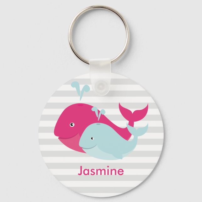 Whale Pals Keychain (Front)