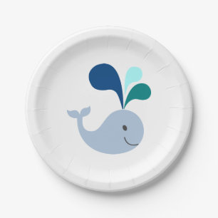 Whale Paper Plate