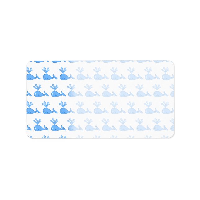 Whale Pattern. Label (Front)