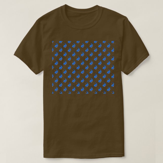 Whale Pattern T-Shirt (Design Front)
