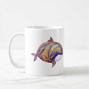 Whale Playful Adorable Fun Animal Colourful Ocean Coffee Mug