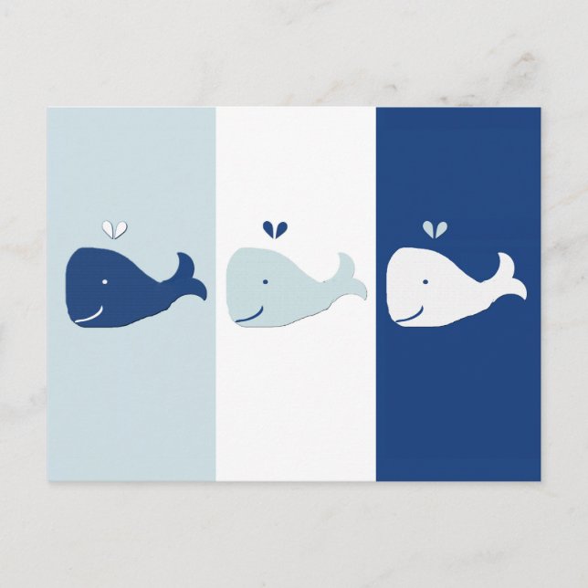 Whale Postcard (Front)