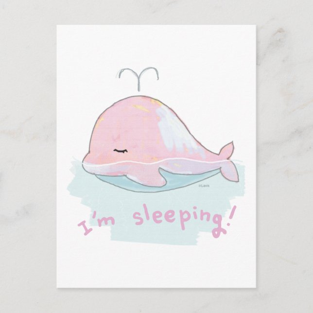 whale postcard (Front)