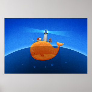 Whale Poster