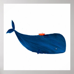 Whale Poster
