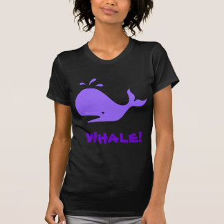 Whale! Purple. Customizable T-Shirt