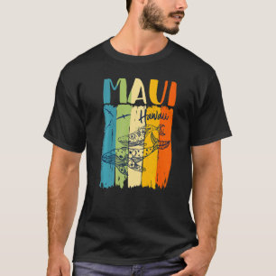 Whale Retro Maui Hawaii Matching Best Friends Fami T-Shirt