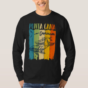 Whale Retro Punta Cana Dominican Matching Friends  T-Shirt