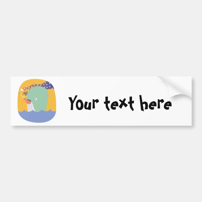 whale ride bumper sticker (Front)