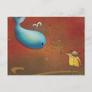 Whale Rider - New Zealand Postcard