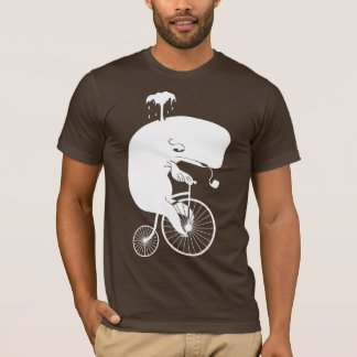 Whale Rider on Penny Farthing Bike T-Shirt