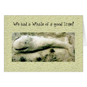 Whale Sand Art Sculpture