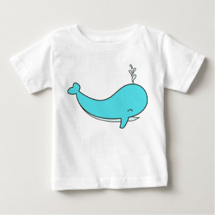 Whale, Sea, Water Baby T-Shirt
