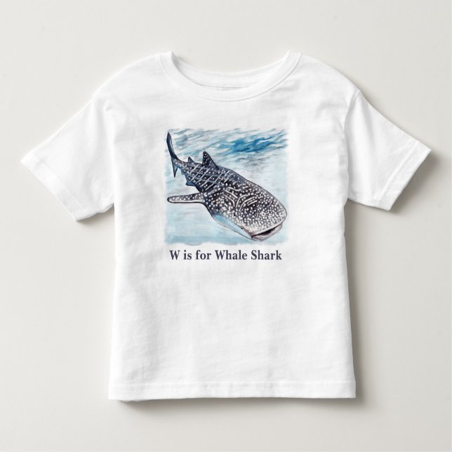 Whale Shark Artwork Baby and Kids' T-shirt (Front)