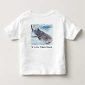 Whale Shark Artwork Baby and Kids' T-shirt (Back)
