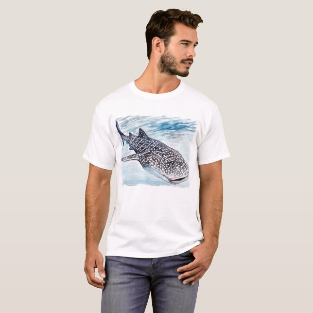 Whale Shark Artwork Men's T-shirt (Front Full)