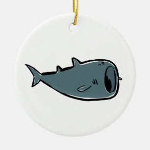 whale shark ceramic ornament