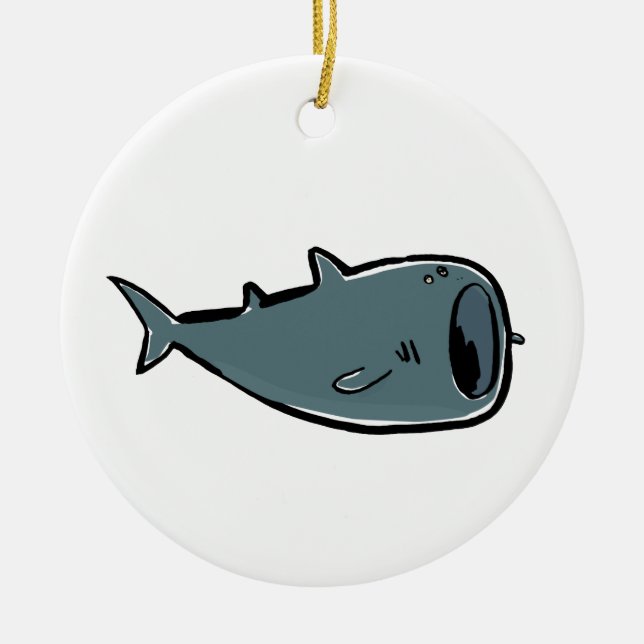 whale shark ceramic ornament (Front)