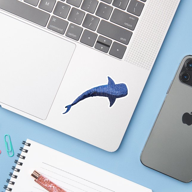 Whale Shark Comic Render (Laptop w/ iPhone)