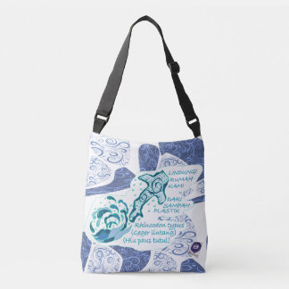 Whale shark crossbody bag