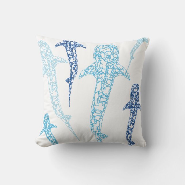 Whale shark cushion (Front)