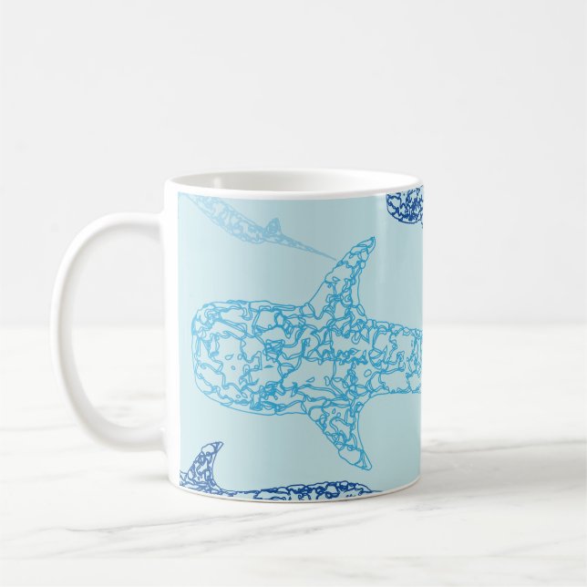 Whale shark mug (Left)