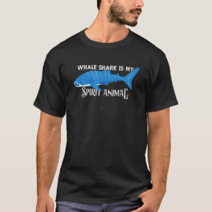 Whale Shark My Spirit Animal Sea Mammals Marine Bi T-Shirt