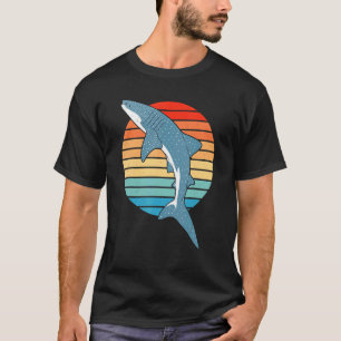 Whale Shark Retro Sunset T-Shirt
