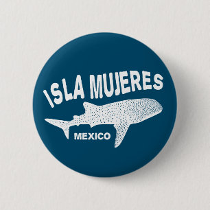 Whale Shark Scuba Diving Isla Mujeres 2 Inch Round Button