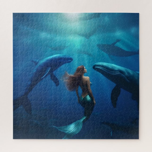 "Whale Song and Siren's Song: A Mermaid's Voyage, Jigsaw Puzzle (Vertical)