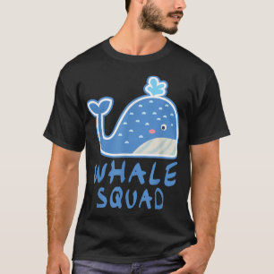 Whale Squad Boys Girls Kids Sea Love Whales Gift T-Shirt