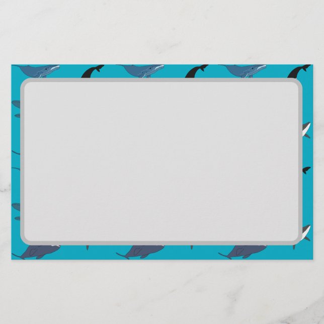 Whale Stationery (Front)