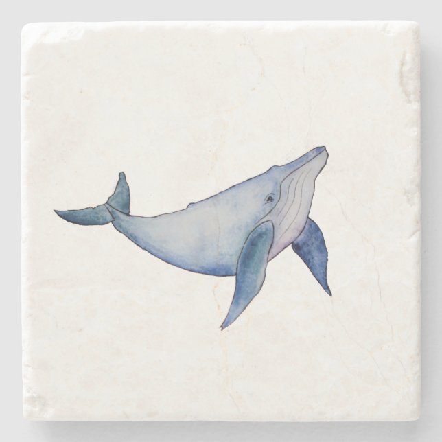 Whale stone coaster (Front)