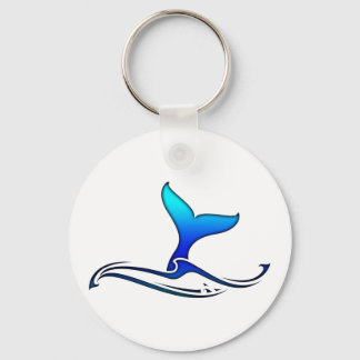 Whale Tail Keychain