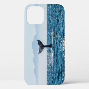Whale Tail Seascape: Dramatic Water. iPhone 12 Case