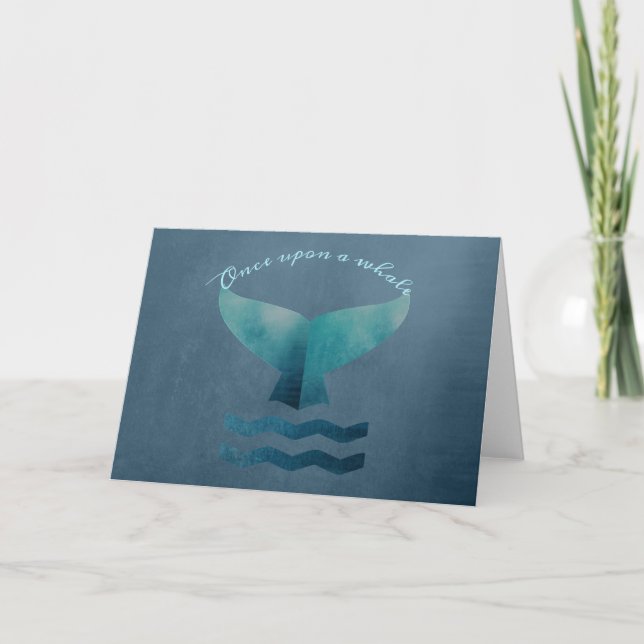 whale thank you card (Front)