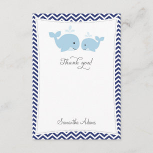 Whale Thank You Card