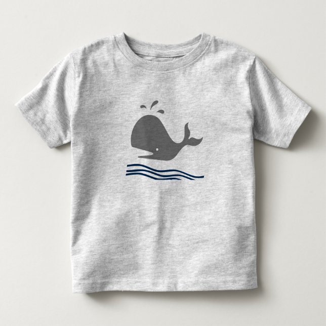 Whale Toddler T-shirt (Front)