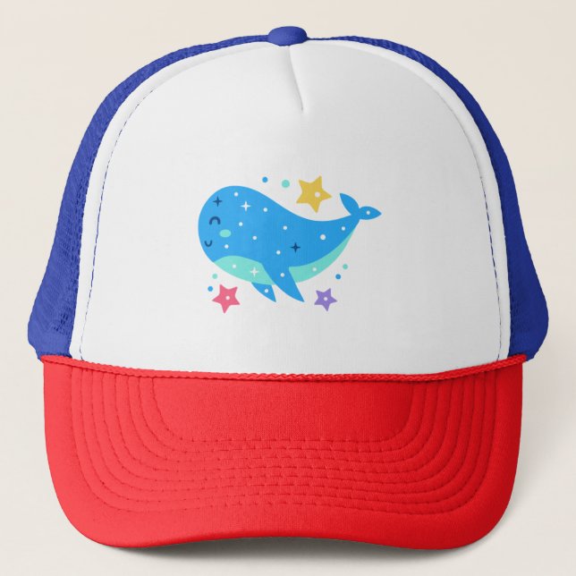 Whale Trucker Hat (Front)