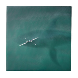 Whale Under Boat: Never Alone at Sea Tile