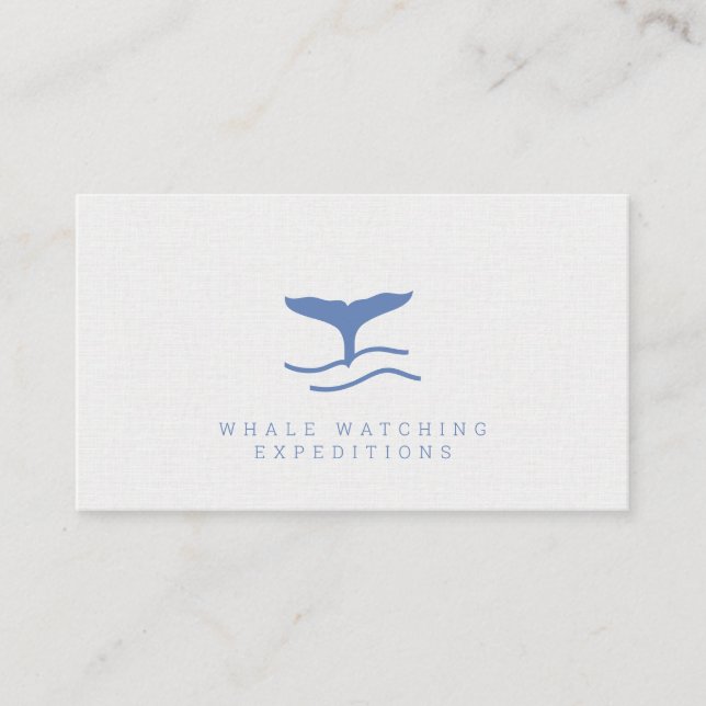 Whale Watching Business Card (Front)