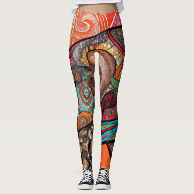 Whale Wow Leggings (Front)