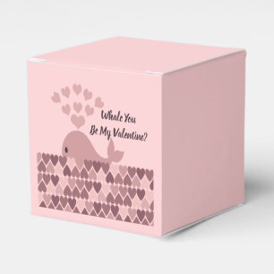 Whale You Be My Valentine Favor Box