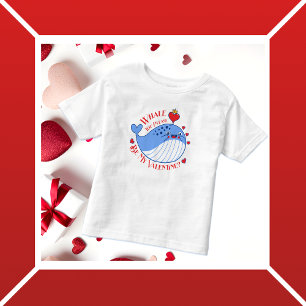 Whale You Please be My Valentine? Toddler T-shirt