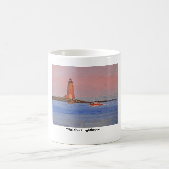 Whaleback Lighthouse Coffee Mug (Center)